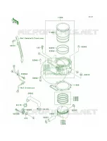 CylinderPistons per Kawasaki KLR650 2002