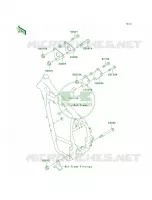 Engine Mount per Kawasaki KLR650 2002