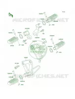 Footrests per Kawasaki KLR650 2002