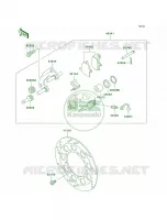 Front BrakeA15 A17 per Kawasaki KLR650 2002