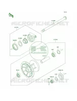 Front Hub per Kawasaki KLR650 2002