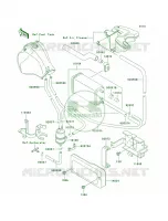 Fuel Evaporative SystemCA per Kawasaki KLR650 2002