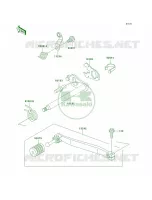 Gear Change Mechanism per Kawasaki KLR650 2002