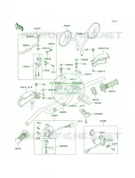 Handlebar per Kawasaki KLR650 2002