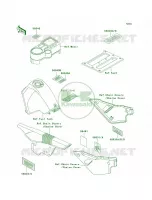 Labels per Kawasaki KLR650 2002