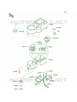Meters per Kawasaki KLR650 2002