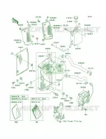 Radiator per Kawasaki KLR650 2002