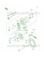 Rear Hub per Kawasaki KLR650 2002