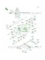 Rear Suspension per Kawasaki KLR650 2002