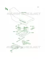 Seat per Kawasaki KLR650 2002