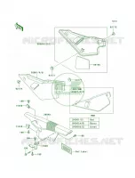 Side CoversChain Cover per Kawasaki KLR650 2002