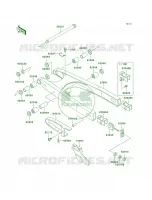 Swingarm per Kawasaki KLR650 2002