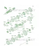 Transmission per Kawasaki KLR650 2002