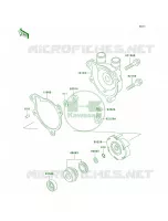 Water Pump per Kawasaki KLR650 2002