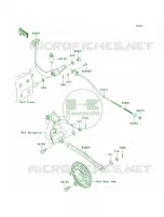 Brake Pedal per Kawasaki KLX110 2011