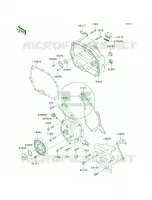 Engine Covers per Kawasaki KLX110 2011
