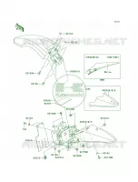 Fenders per Kawasaki KLX110 2011