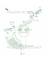 Footrests per Kawasaki KLX110 2011