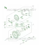 Front Hub per Kawasaki KLX110 2011