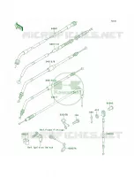 Cables per Kawasaki KLR650 2001