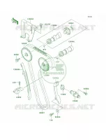 CamshaftsTensioner per Kawasaki KLR650 2001