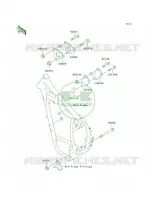 Engine Mount per Kawasaki KLR650 2001