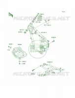 Frame per Kawasaki KLR650 2001