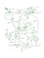 Fuel Evaporative SystemCA per Kawasaki KLR650 2001