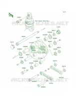 Rear Suspension per Kawasaki KLR650 2001