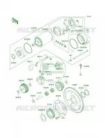 Starter Motor per Kawasaki KLR650 2001