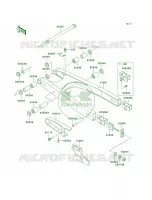 Swingarm per Kawasaki KLR650 2001