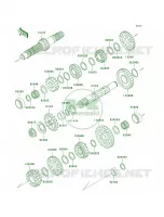 Transmission per Kawasaki KLR650 2001