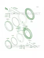 WheelsTiresA18A19 per Kawasaki KLR650 2001