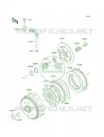 Clutch per Kawasaki KLR250 2000