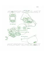 DecalsKL250 D16 per Kawasaki KLR250 2000