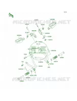 Footrests per Kawasaki KLR250 2000