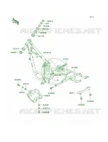 Frame per Kawasaki KLR250 2000