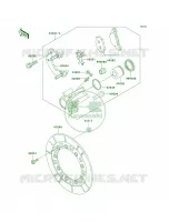 Front Brake per Kawasaki KLR250 2000