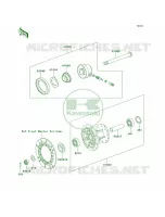 Front Hub per Kawasaki KLR250 2000