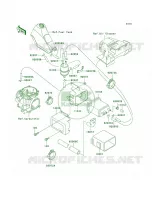 Fuel Evaporative System per Kawasaki KLR250 2000