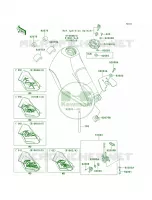 Fuel Tank per Kawasaki KLR250 2000