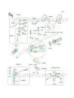 Handlebar per Kawasaki KLR250 2000