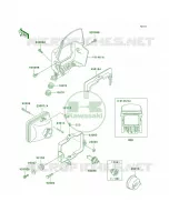Headlights per Kawasaki KLR250 2000