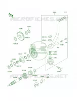 Kickstarter Mechanism per Kawasaki KLR250 2000