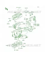 Meters per Kawasaki KLR250 2000
