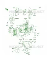 Radiator per Kawasaki KLR250 2000