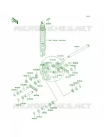 Rear Suspension per Kawasaki KLR250 2000