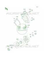 Water Pump per Kawasaki KLR250 2000