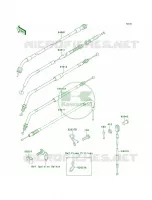 Cables per Kawasaki KLR650 2000