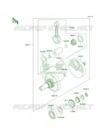 CrankshaftKL650AE032206  per Kawasaki KLR650 2000